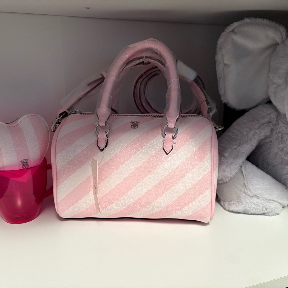 Victoria's Secret Pink and White Satchel